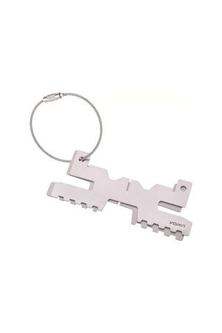 Youmex Lixada Dayanıklı Titanyum Kamp Ocağı Desteği - Ultra Hafif Ve Kompakt Gümüş