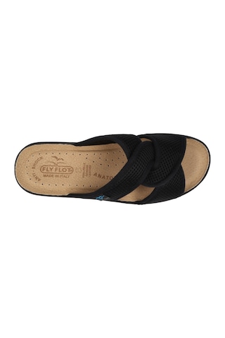 Terlik Kadın 83 G93 Fe Fly Flot Cloth Woman Slıpper Black Siyah
