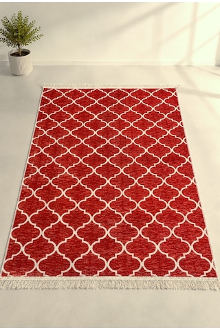 Kilim Paspas Çok Amaçlı Halı Makinede Yıkanabilir Toz Yapmaz Kiremit