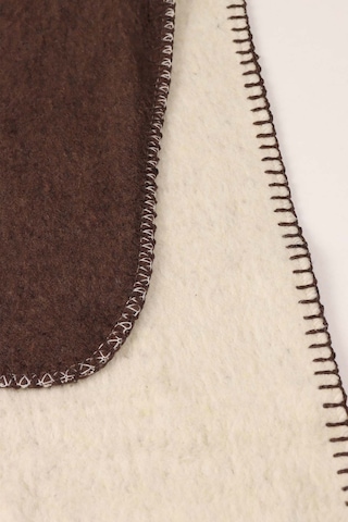 Yeşilhome Çift Kişilik Pamuk Battaniye, Çift Taraflı Battaniye Kahve-krem Kahverengi - Krem