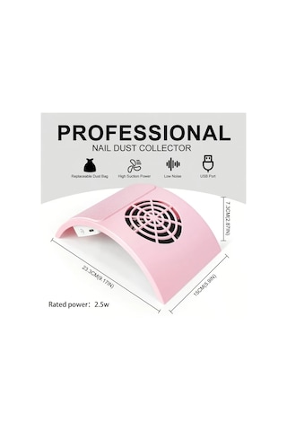 Willowhaven Beyaz 2 Yeniden Kullanilabilir Filtreli Tirmak Toz Toplayici Akrilik Tirmak Cilasi Emis Makinesi Salon Ev Manikur Seti Dusuk Gurultu