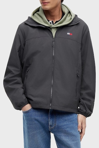 Tommy Jeans Relaxed Fit Kapüşonlu Su İtici Mont Erkek Mont Dm0dm23223 Pt2 Koyu Gri