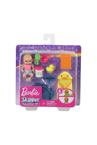 Barbie Bebek Bakıcısı Özellikli Minik Bebekler Banyo Zamanı GHV84