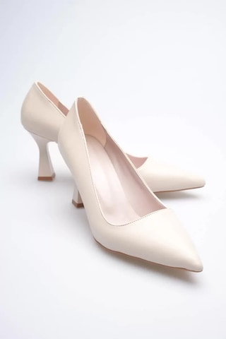 Trendella Bej Topuklu Kadın Stiletto Tr20ms02c Siyah