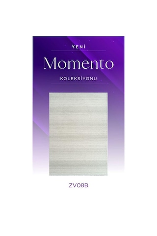 Royal Halı Momento Zv08b Krem Gri Akrilik Yumuşak Dokulu Modern Halı