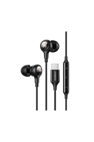 Ugreen Kablolu Kulak İçi Kulaklık Usb-c Uçlu, Siyah, 30638 -