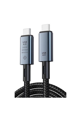 Tak Çalıştı 40gbps 240w 4.0 Thunderbolt Type-c To Type-c Şarj Data 8k 60hz Görüntü Aktarım Kablosu