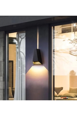 Cata 2 X 3w Led Su Geçirmez Modern Dış Ve İç Mekan Aplik Malta Ip44 Aydınlatma Lamba Ct-7063