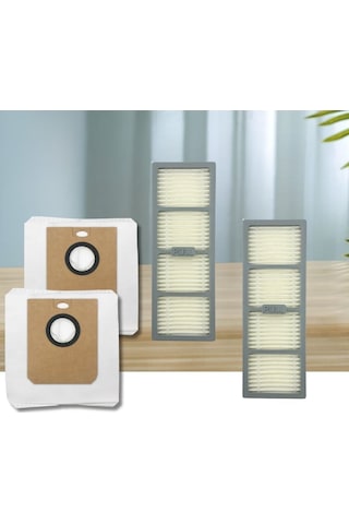 Philips HomeRun 7000 Serisi Aqua XU7100 Robot Süpürge Toz Torbası, Hepa Filtre 2'li Set