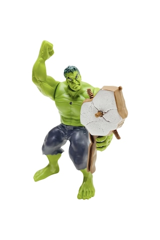 Avengers Yenilmezler Eklemli Incredible Hulk Figür Oyuncak 15cm Hareketli Eklemli Yeşil Dev Karakter Hulk - Captain Amerika