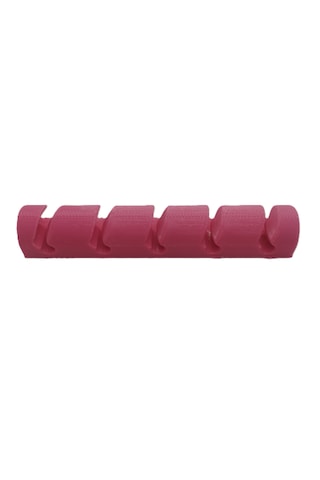 Mottopi Kıvrımlı Kablo Düzenleyici,kablo Tutucu Kablo Masaya Sabitleyici Yapışkanlı Usb Type-c- Pembe