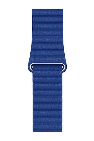 Watch 38mm Uyumlu Krd-09 Deri Lop Nrtk Kordon-mavi