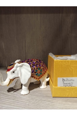 Swarovski Taşlı Fil Mücevherlik / Dekoratif Biblo