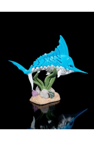 Hareketli Marlin Balığı Standlı 21x13cm