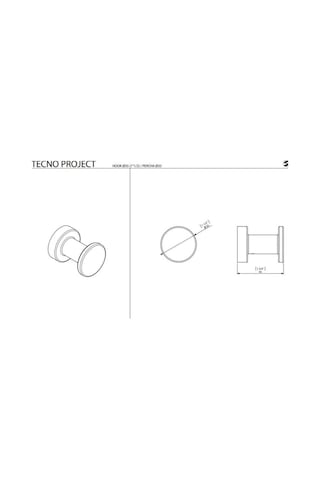 Sonia - Tecno Project Bornoz Askılığı Ø35 Mm Krom - 116881- Diğer