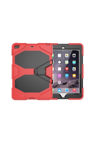 Apple iPad Uyumlu 5 Air 9.7 Kılıf Griffin Tablet Kapak - Kırmızı Tablet Kılıfı