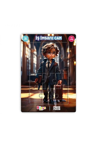 Btoys 5 Adet Lisanslı 12 Parça Can Serisi Puzzle