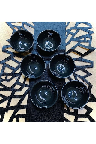 Siyah 6 Lı Sosluk Siyah