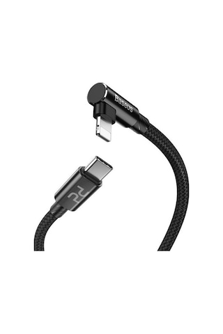 Baseus Mvp Elbow Type-C To Apple iPhone Uyumlu Pd 18W Hızlı Şarj Usb Kablo 1M (119548758)