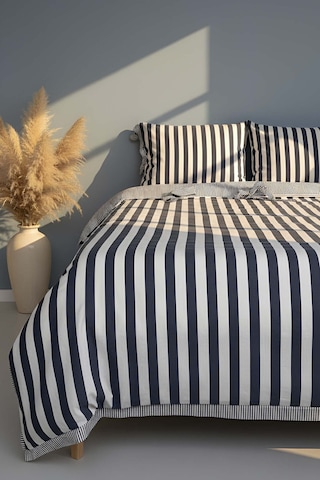 My Sleep Harbor Çift Kişilik %100 Pamuklu Nevresim Takımı 4 Parça Çok Renkli
