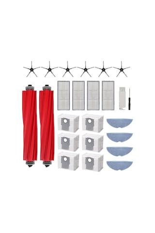 Leasetake Roborock S7 S70 S7max T7s T7s Plus Robot Süpürge Aksesuarları Ana Yan Fırça Hepa Filtre Paspas Pedi Yedek Parçaları