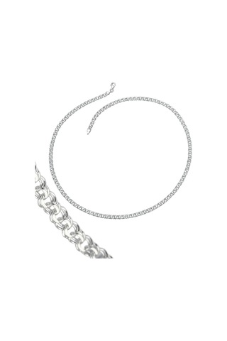 Kardinal Zincir Kolye 925 Ayar Gümüş 4,5 Mm