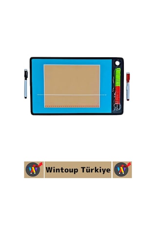 Voleyboltaktik Profesyonel Amatör Okul Tam Yarı Saha Çift Taraf Mıknatıslı Voleybol Taktik Tahtası
