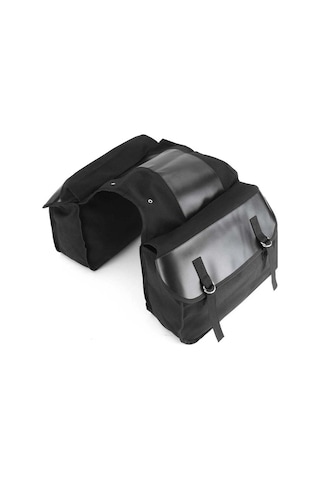 Motosiklet Yan Deri Heybe Canvas Model Motor Çantası