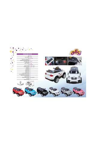 Aliş Toys 12 Volt Uzaktan Kumandalı Akülü Araba Bmw 12v Pembe