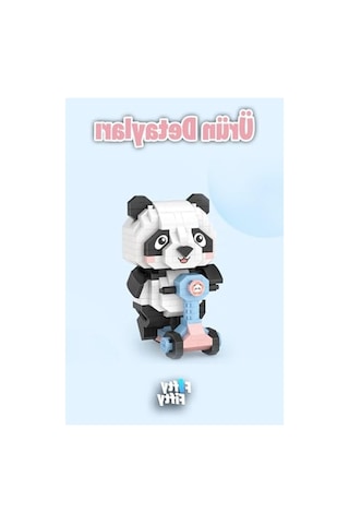 320 Parça Panda Temalı Yapım Seti, Loz Micro Block Eğlencesi