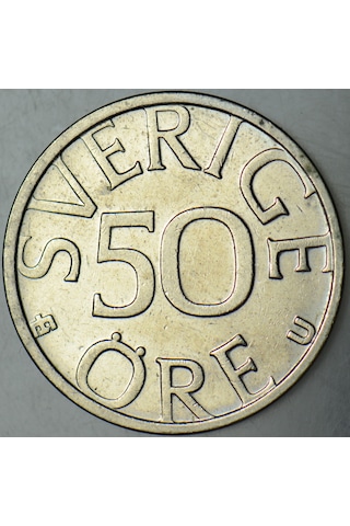 İsveç 50 Öre 1981 Çilaltı.