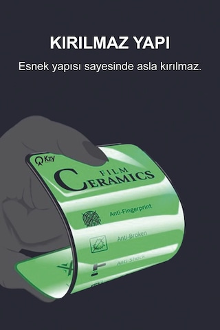 General Mobile Gm24 Pro Tam Kaplayan Seramik Nano Esnek Ekran Koruyucu Cam