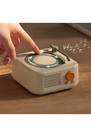 Butu Yuvarlak X17 Vintage Kablosuz Bluetooth Hoparlörü