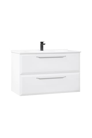 Orka Nuvola 100 Cm Mdf Beyaz Banyo Dolabı Alt Modül Ve Lavabo Beyaz