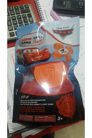 Disney Cars Zıpır Kum 500 G,-Red Castle Zks-01