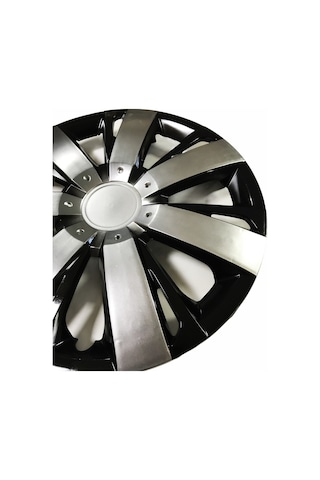 Opel Tigra Uyumlu 15 Inç Piano Black Siyah Beyaz Renkli Jant Kapağı 4 Adet