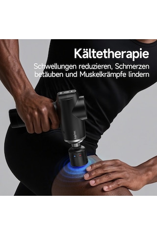 Heychy Isıtma Ve Soğuk Fonksiyonlu Masaj Tabancası, Sırt, Boyun Ve Bacaklar İçin Elektrikli Masaj Cihazı, Fitness, Spor, Ofis Ve Ev İçin Sessiz Masaj Tabancası, Kadınlar, Erkekler Ve Sporcular İçin Uygun