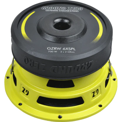 Ground Zero Subwoofer 16.5 Cm Gzrw 6xspl-d2 350 Watts Rms -700 W Spl