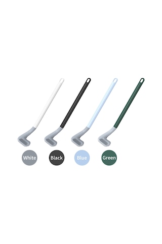 Vkemall Duvar Takılı Mavi Tuvalet Fırçası, Tpr Malzeme İle Tam Temizlik, Sudan Kurtulmayan, Kolay Kurulum, Banyo İçin Pratik Tasarım Mavi