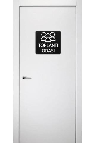 Ofistike Toplantı Odası İsimlik Ofis Yönlendirme Kapı İsimlik Oda Tabela Genel