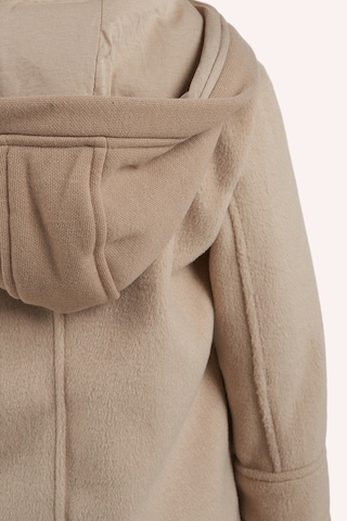 Erkek Çocuk Kapüşonlu Kaban Bej 2421bk28001-4948 001