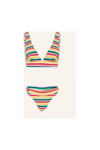 Cafe Du Cycliste Olivia Bralette Bikini Takımı, Çizgili Kadın Bikini Çok Renkli