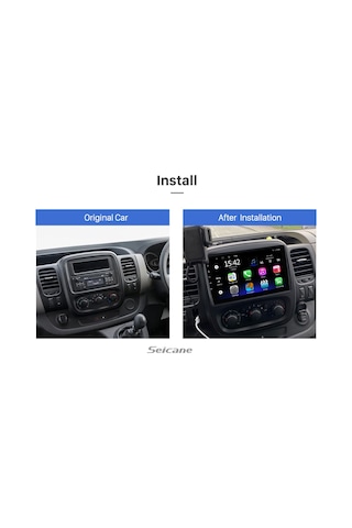 Renault Trafıc 2015+ Multimedya Navigasyon Usb Kamera Carplayer 6 Ram