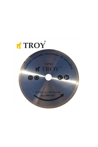 Troy 27123 Mermer Porselen Kesici Elmas Testere, 230mm