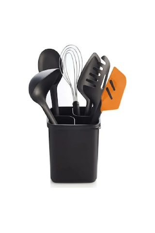 Tupperware Tupperware Desenli Olmayan Mutfak Alet Standı 1 Adet 279031272 Siyah