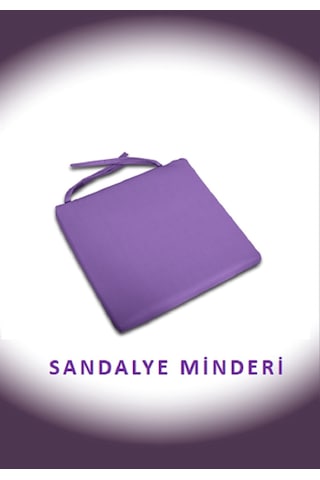 Dekosoy Sandalye Minderi 45cmx45cm Mor