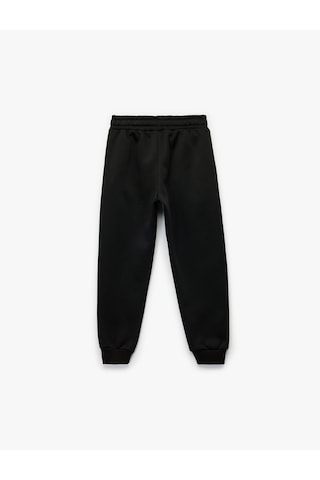 Koton Şardonlu Cepli Jogger Eşofman Altı Siyah 7wkb40015tk