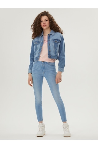 LOFT Slim Fit Kadın Ceket Lf2029111 Q1.v1 Denim