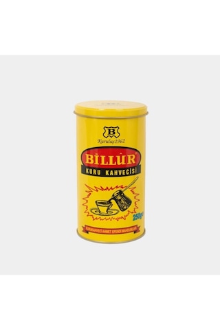 Billur Kahve Metal Silindir Kutu Billur Kahve 250gr. Türk Kahvesi