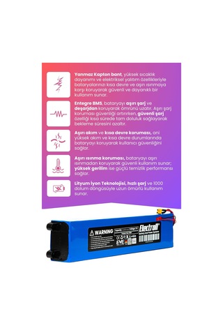 Volta Vt1 Batarya Ultra Yüksek Kapsite 36v 12.800 Mah Elektrikli Scooter Bataryası